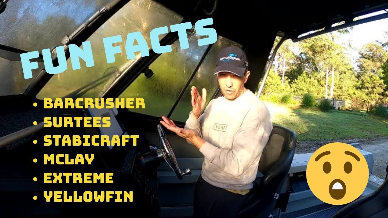 SUMMARY of Barcrusher, Surtees, Stabicraft, Yellowfin, Extreme boats background