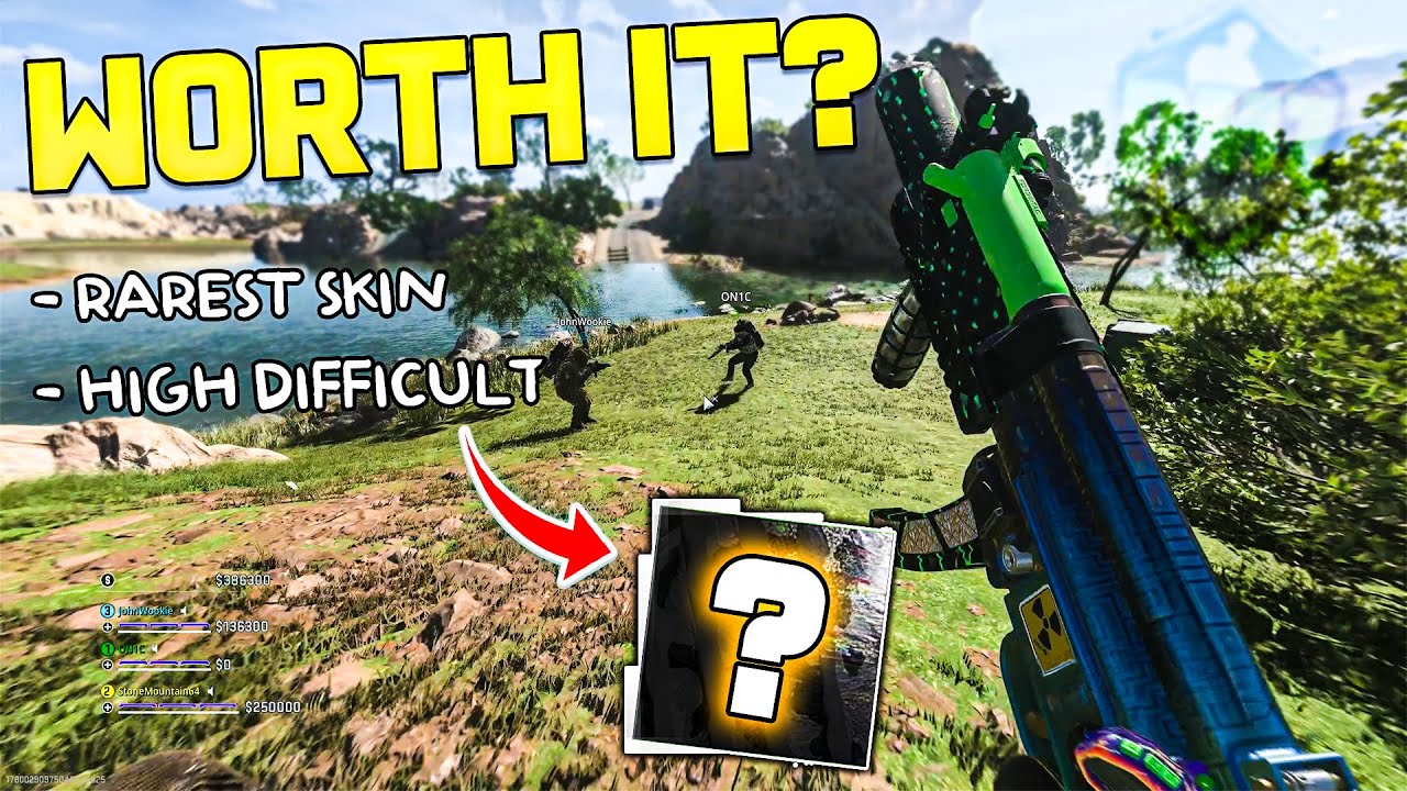 The HARDEST DMZ Skin Challenge backdrop