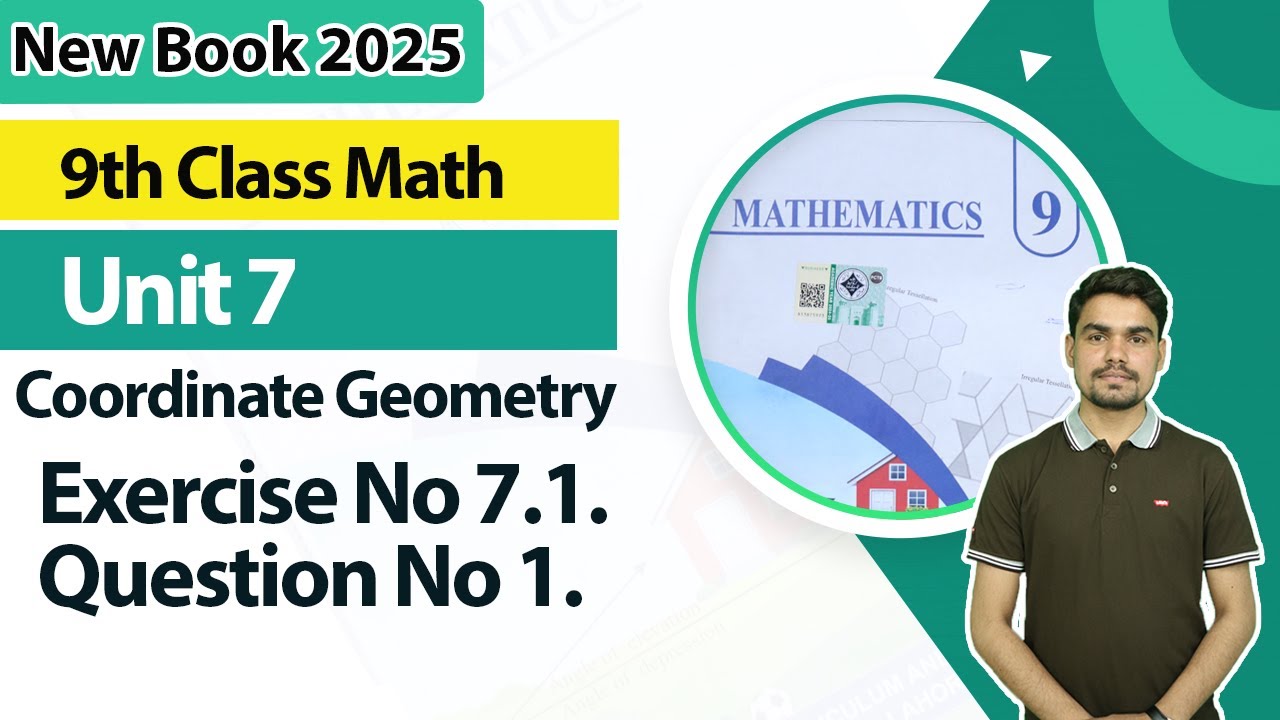 9th Class Math Unit 7 - New Book 2025 background