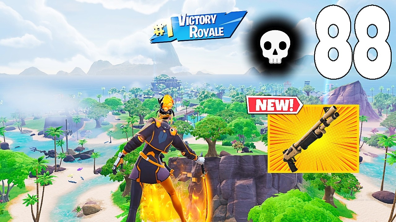 88 Elimination Solo Vs Squads/squads "Zero Build" Gameplay Wins (NEW Fortnite Chapter 7 Season 2 PC) background