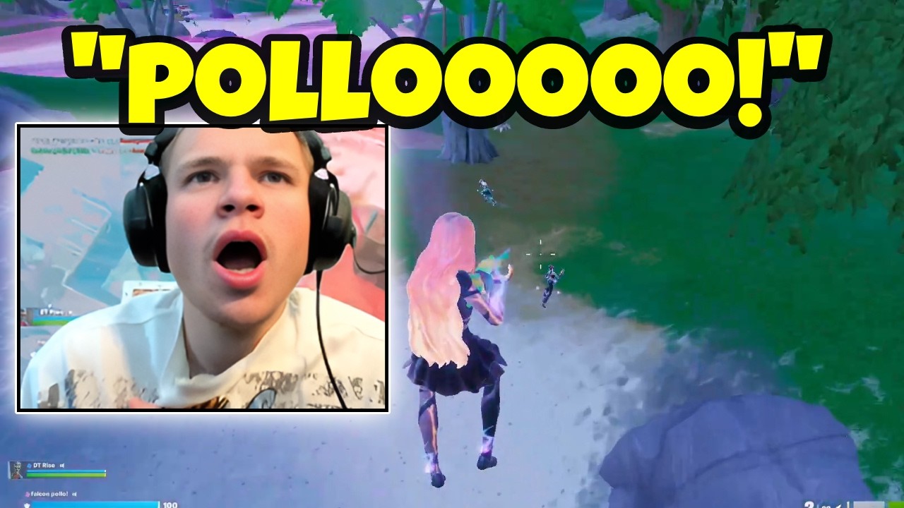 Jynxzi Reacting to Pollo 😍 (Funniest Fortnite Pro Clips of the week) background