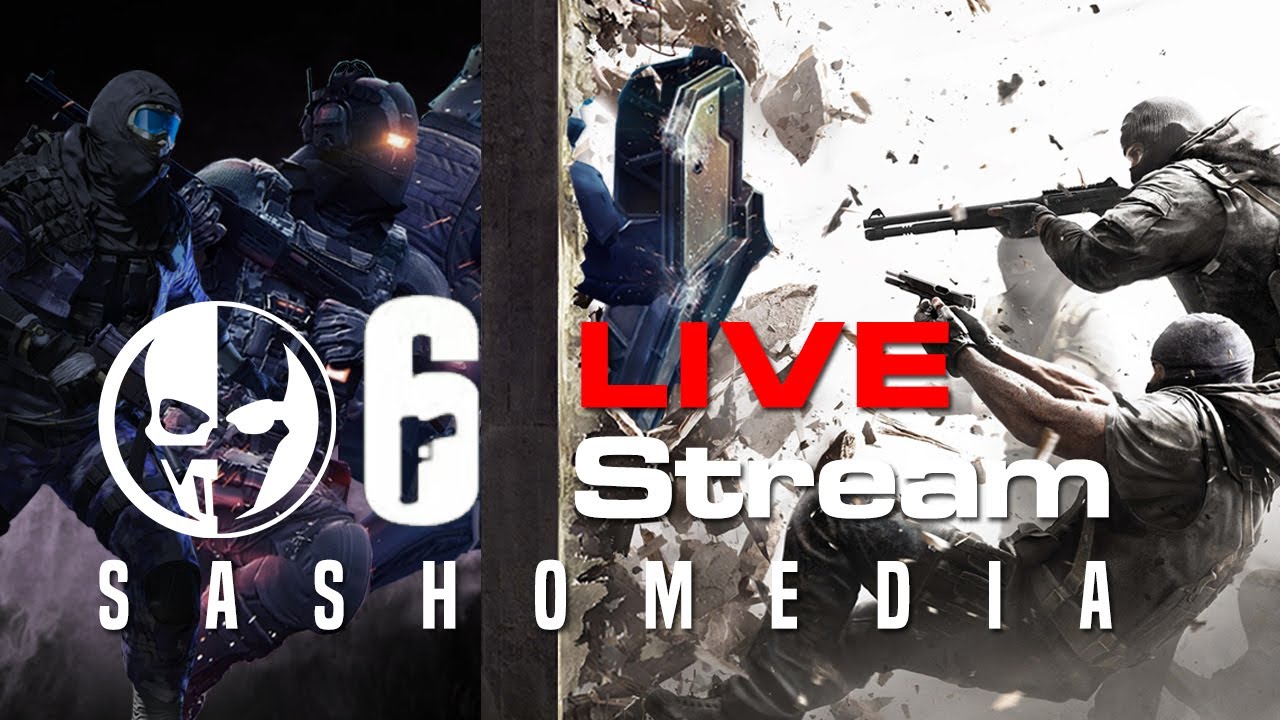 Tom Clancy's RainbowSix Siege live gameplay stream with Sash0 #5 backdrop