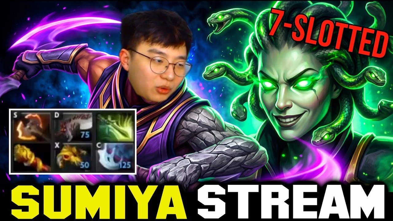 Sumiya Full Slotted Antimage Hard Game vs Medusa background