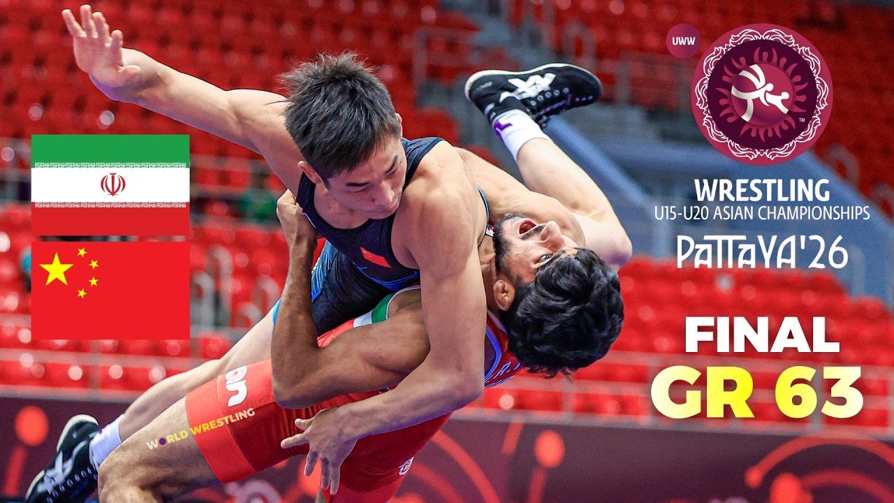 🏅 🇮🇷 vs. 🇨🇳 GR 63 Kg | A. M. A. GHARIBI vs. Zhaojian WANG | U20 Asian Wrestling Championships 2026