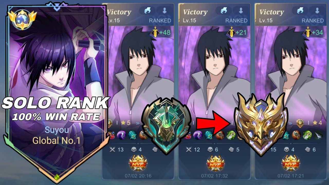 SUYOU ONLY SOLO RANK EPIC TO MYTHICK!! 🔥 BEST SUYOU TOP SUPREME GAMEPLAY S41 2026!! - Mobile Legends background