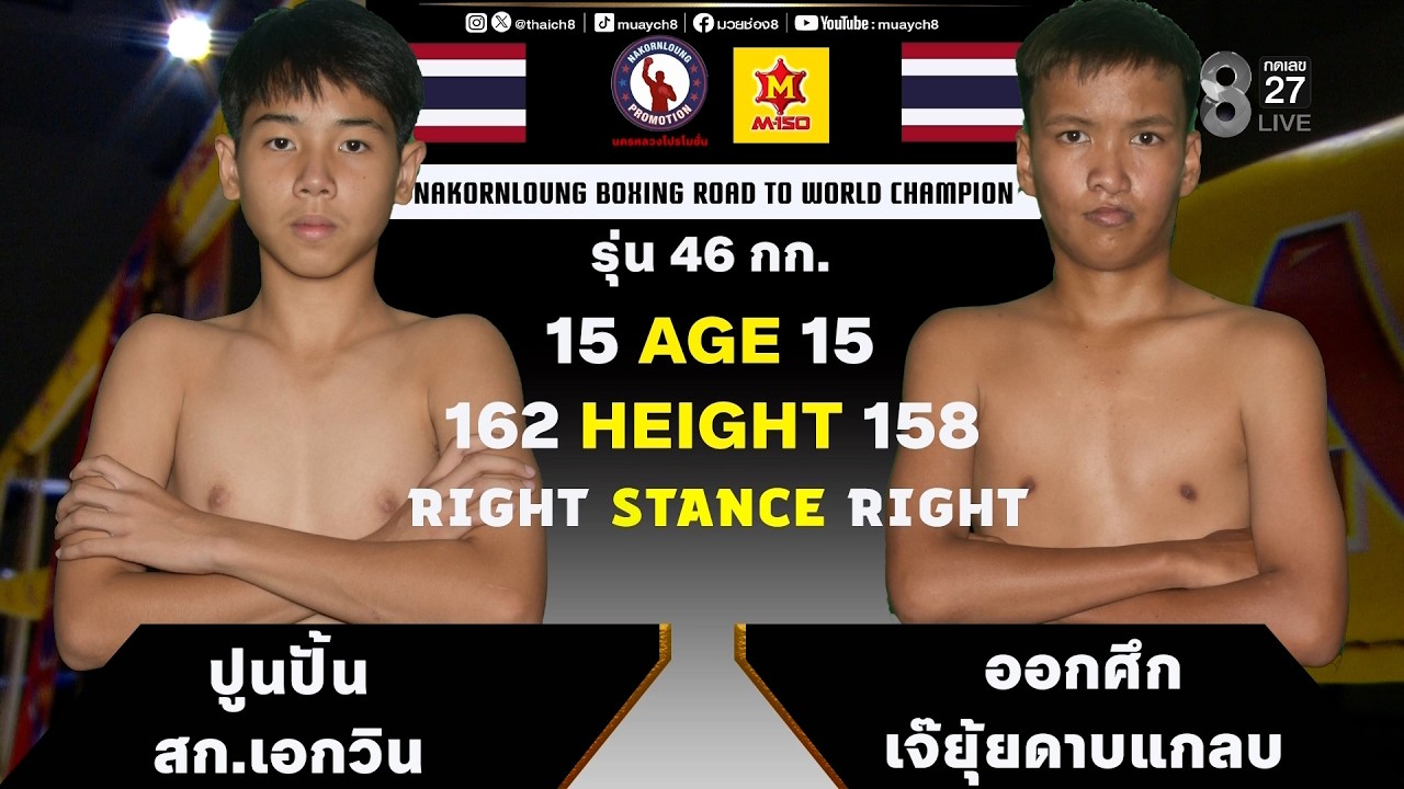 NKL BOXING | คู่ที่ 4 ปูนปั้น สก.เอกวิน VS ออกศึก เจ๊ยุ้ยดาบแกลบ 2026-07-03 17:50