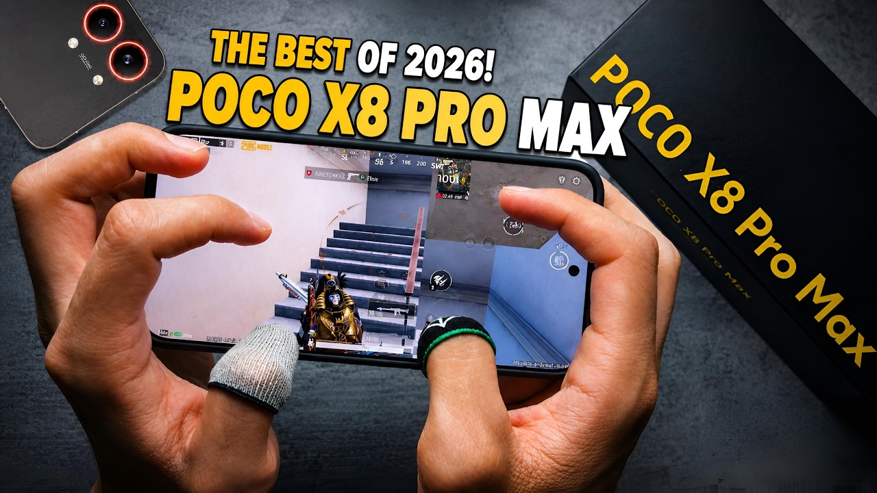 POCO X8 PRO MAX PUBG | REAL TEST ЁЯдйЁЯФе background