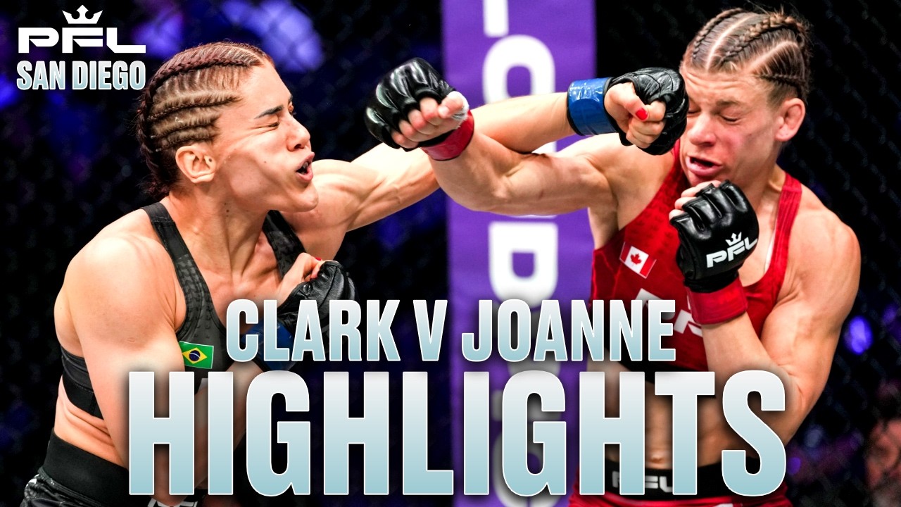 RELENTLESS ACTION! | Shannon Clark v Ilaria Joanne | PFL Highlights background