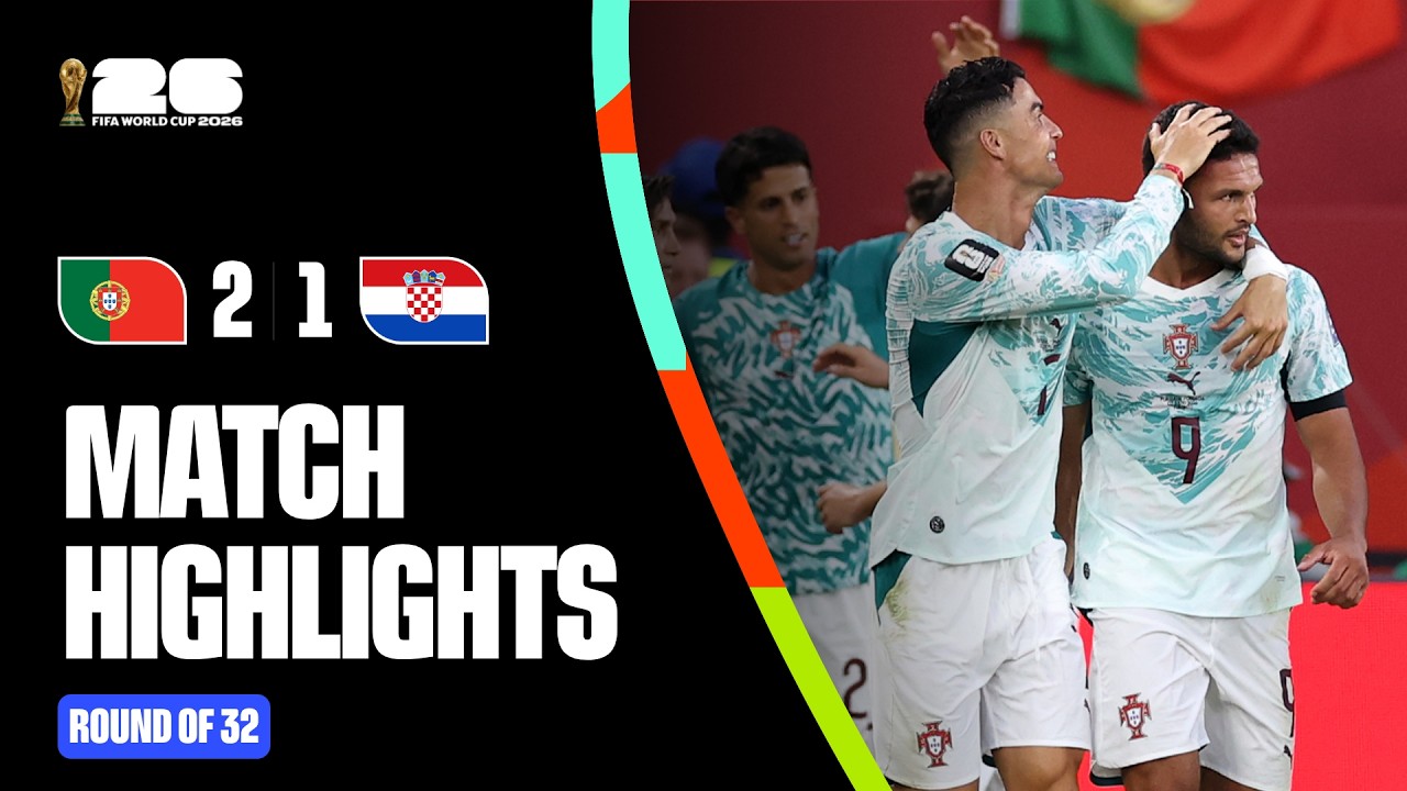 Highlights | Portugal 2-1 Croatia | FIFA World Cup 2026™ background