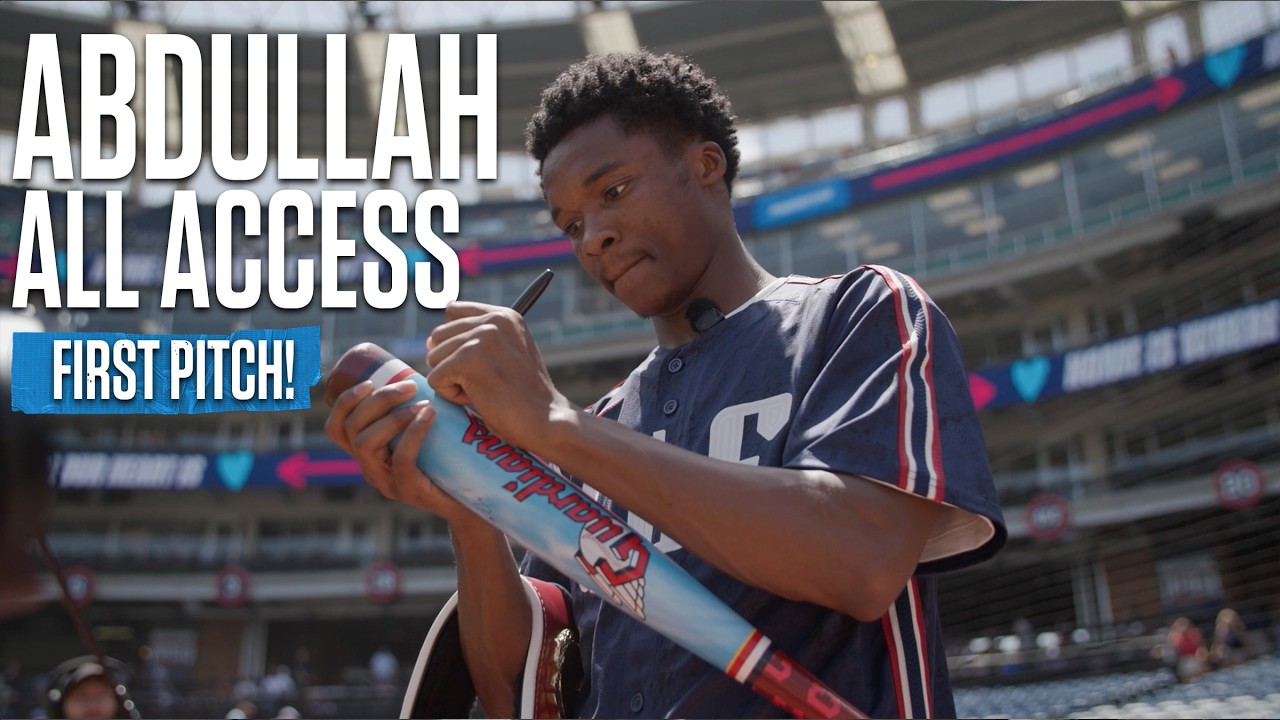 All Access with Abdullah Mason at the Cleveland Guardians background
