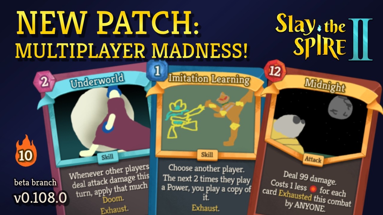 FIFTEEN new OP multiplayer cards?? | Spire 2 Patch Rundown V0.108.0 background
