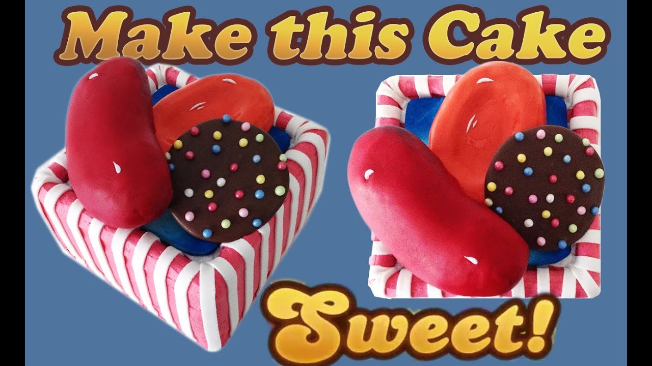 Candy Crush Saga Cake HOW TO COOK THAT Ann Reardon level 33 65 97 background