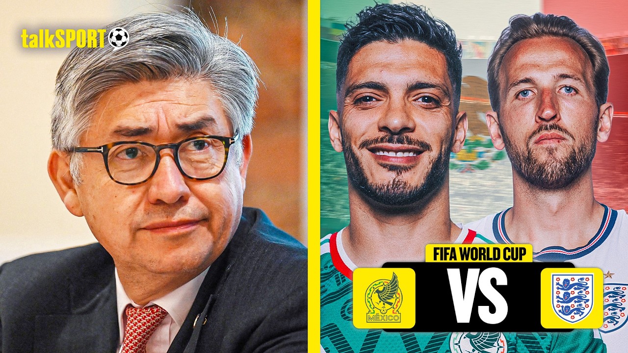 England faces 'big pressure' At Azteca stadium says Mexico's Deputy Head of Mission in the UK background