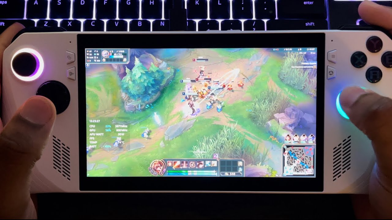ASUS Rog Ally | League of Legends 250fps?! | (NOOB) Runs Great! backdrop