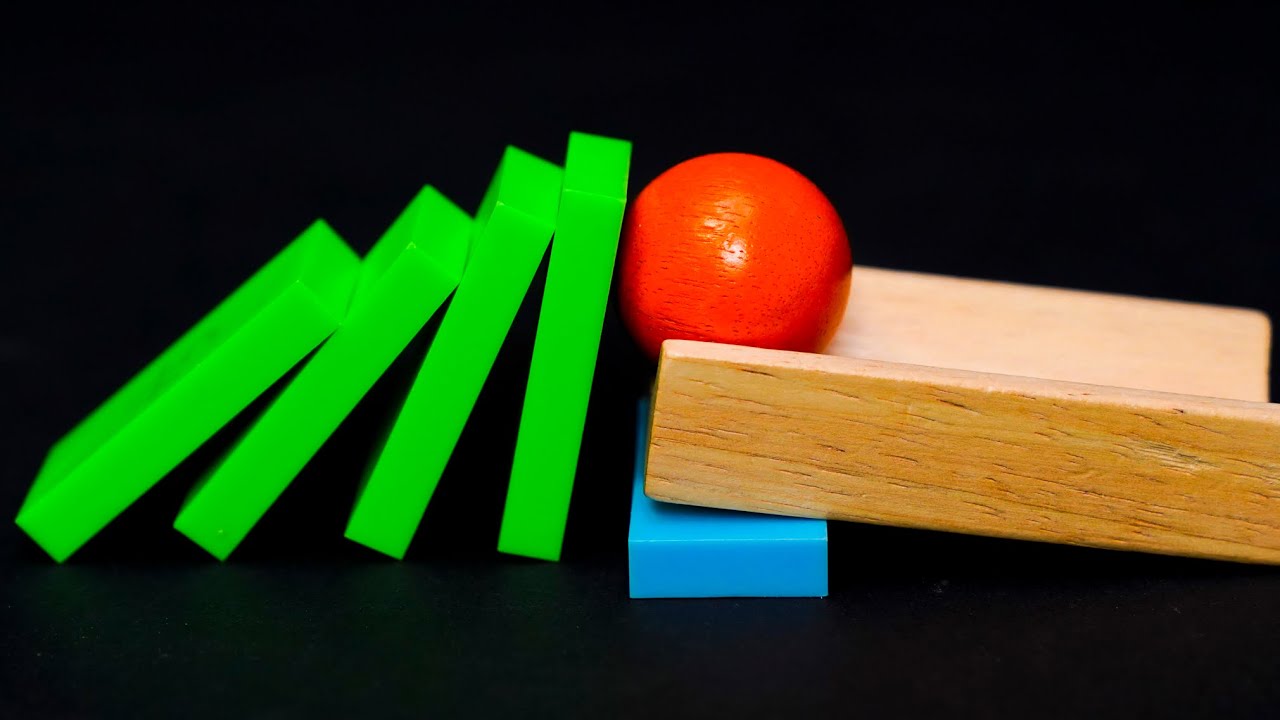 Satisfying Domino & Marble Tricks! (Relaxing Compilation) background