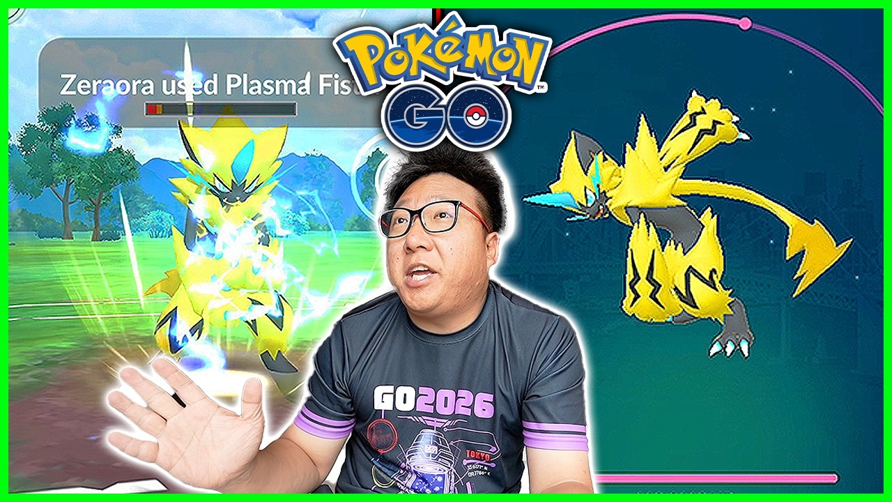 Zeraora Does Massive Damage in the GO Battle Great League in Pokemon GO background