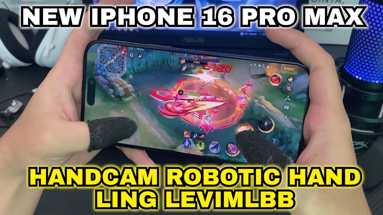 HANDCAM LING FASTHAND WITH NEW IPHONE 16 PRO MAX (ULTRA HIGH FRAME RATE & GRAPHIC SETTINGS)!! background