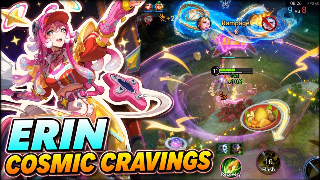 Erin Cosmic Cravings Legendary Skin is Amazing! | Honor of Kings background