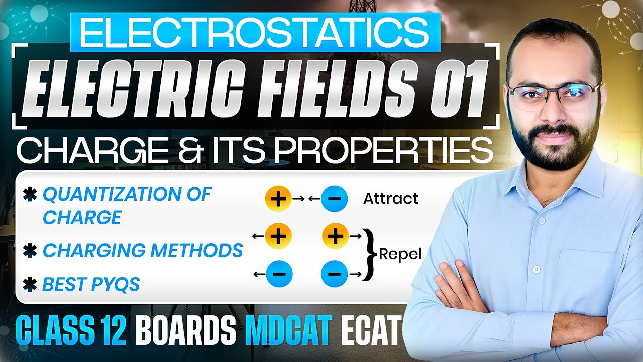 12 Physics | Electric Fields background