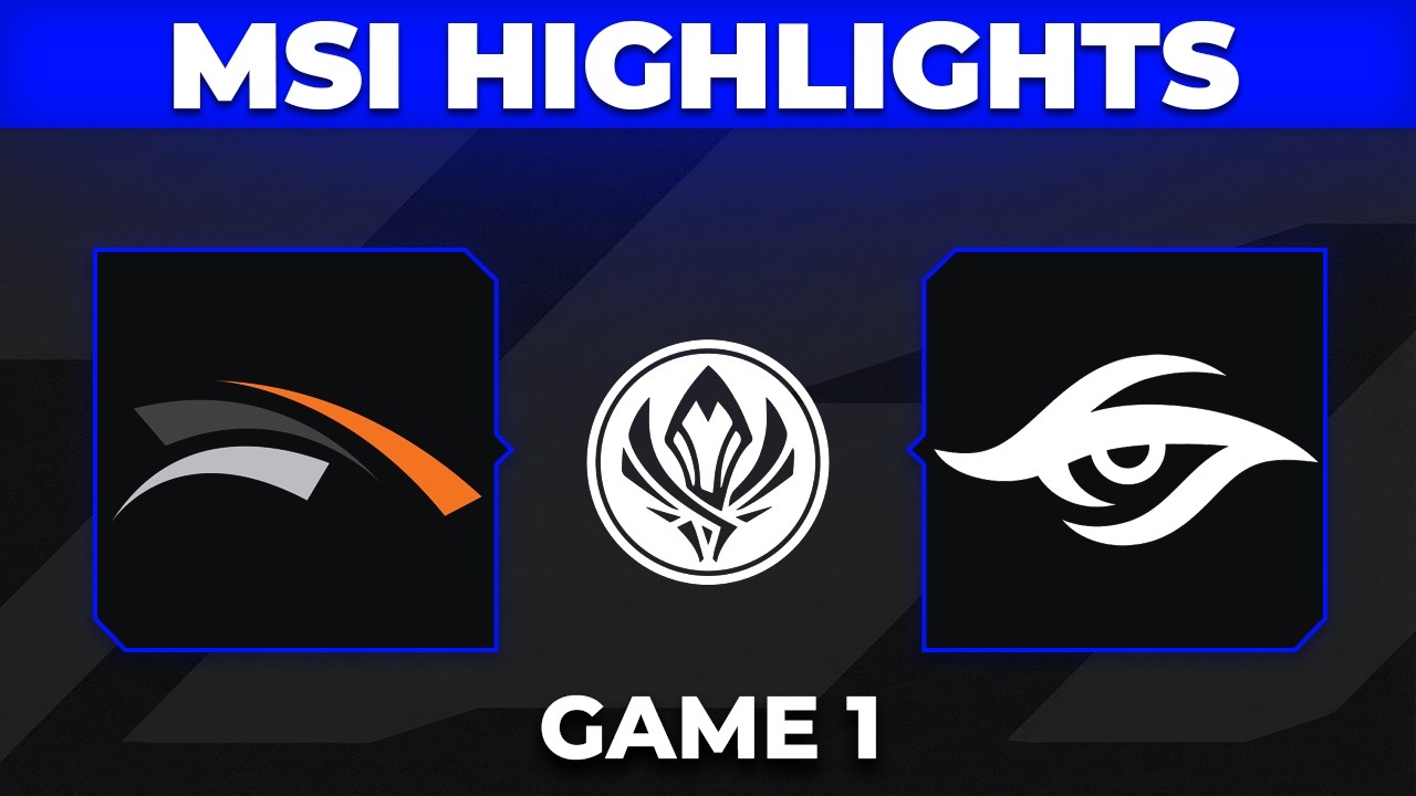 HLE vs TSW Game 1 Highlights | MSI 2026 Bracket Stage | Hanwha Life vs Team Secret Whales background