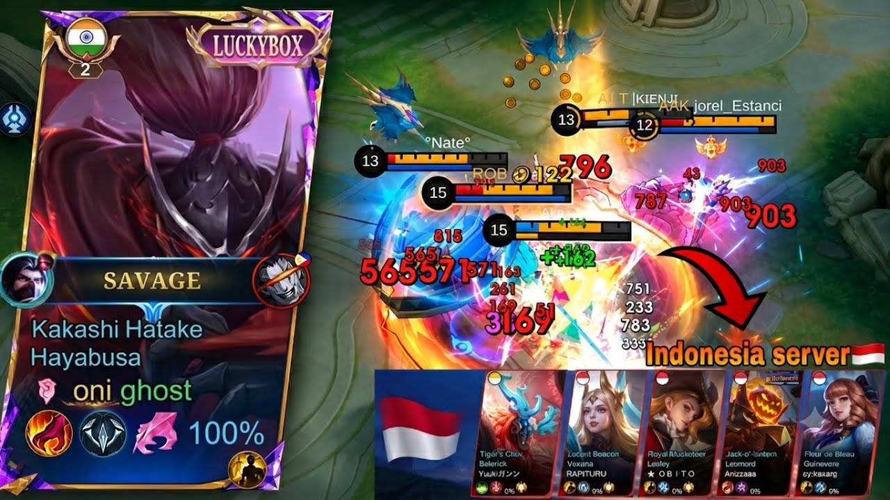 23 Kills with Shadow of Obscurity Hayabusa! π±π₯ | Indonesia Server | MLBB background