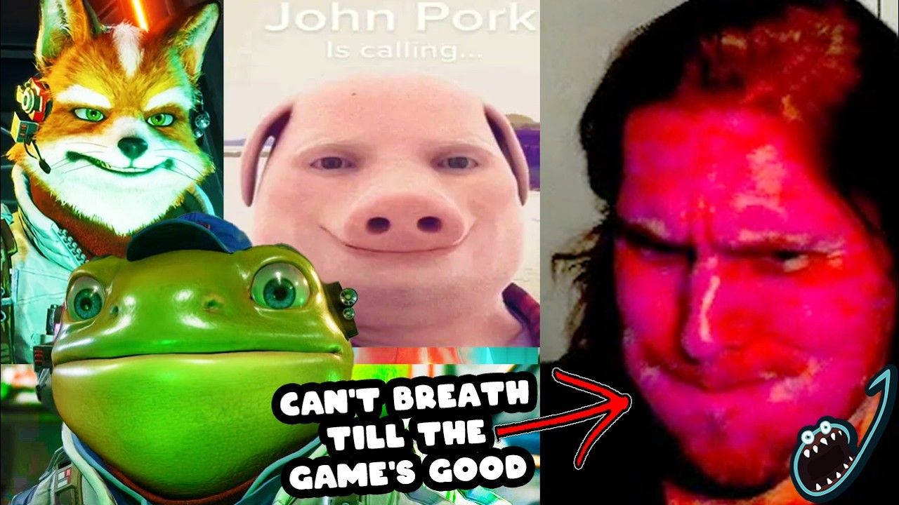 Jerma Gets Humiliated by Pro Gamers in Star Fox - Long Edit WITH CHAT background
