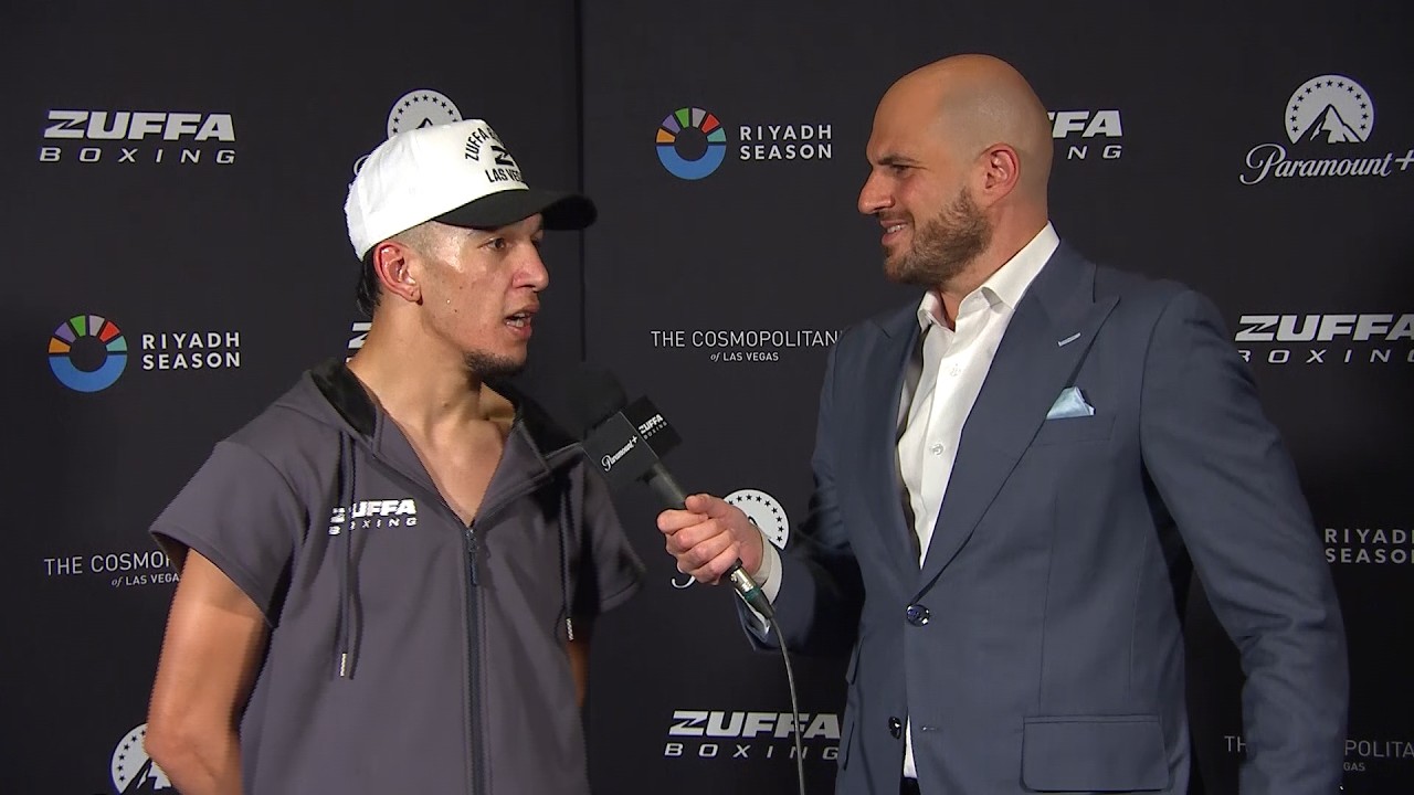 Omar Trinidad looks to the future after his win over Jerwin Ancajas: Zuffa Boxing 08, June 27, 2026 background