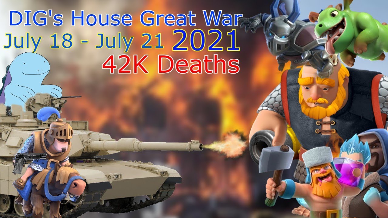 DIG's House Great War: Full Timeline and Map background