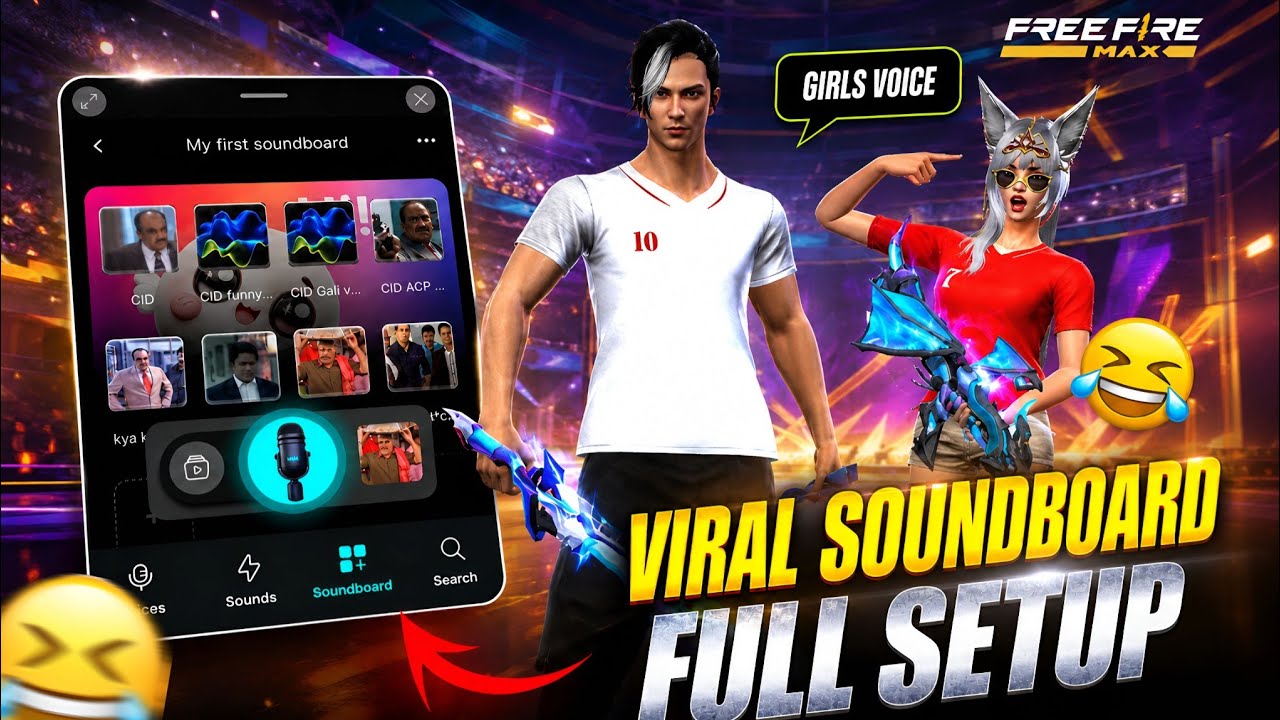 Free Fire Voicemod Voice Changer in Mobile 📱🤯 Girls Voice Prank in Android 😂 background