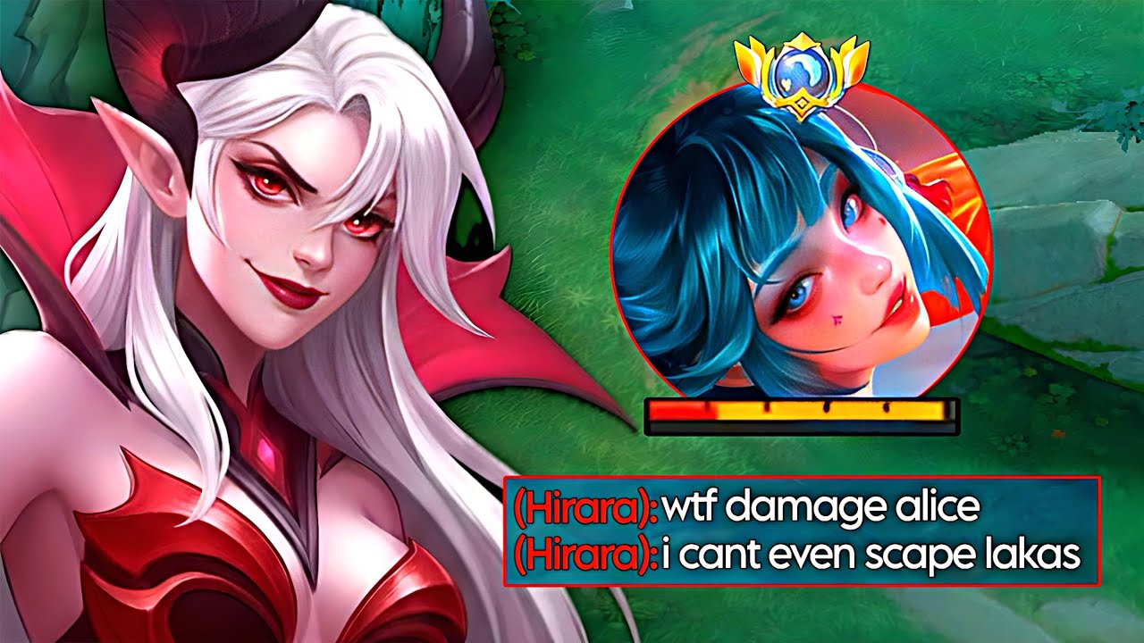 GOODBYE HIRARA NEW HEROE 💀 THIS NEW ALICE BUILD IS BACK TO META 🔥 background