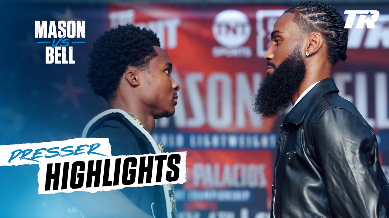 Abdullah Mason & Albert Bell Preview Their July 4th Battle | PRESS CONFERENCE HIGHLIGHTS background