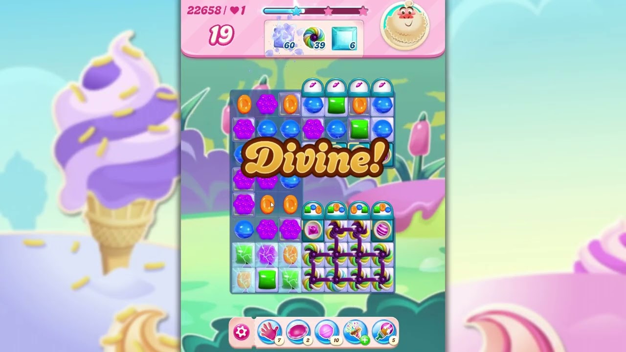 Candy Crush Saga Level 22658 background
