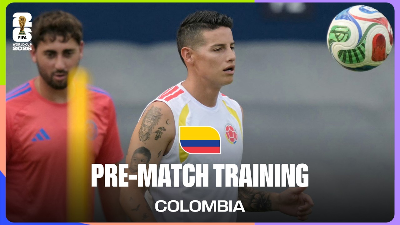 Colombia Train Before Ghana | FIFA World Cup 2026™ background