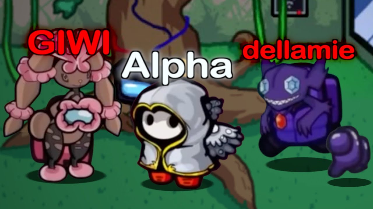Among Us, but it's a wild encounter background