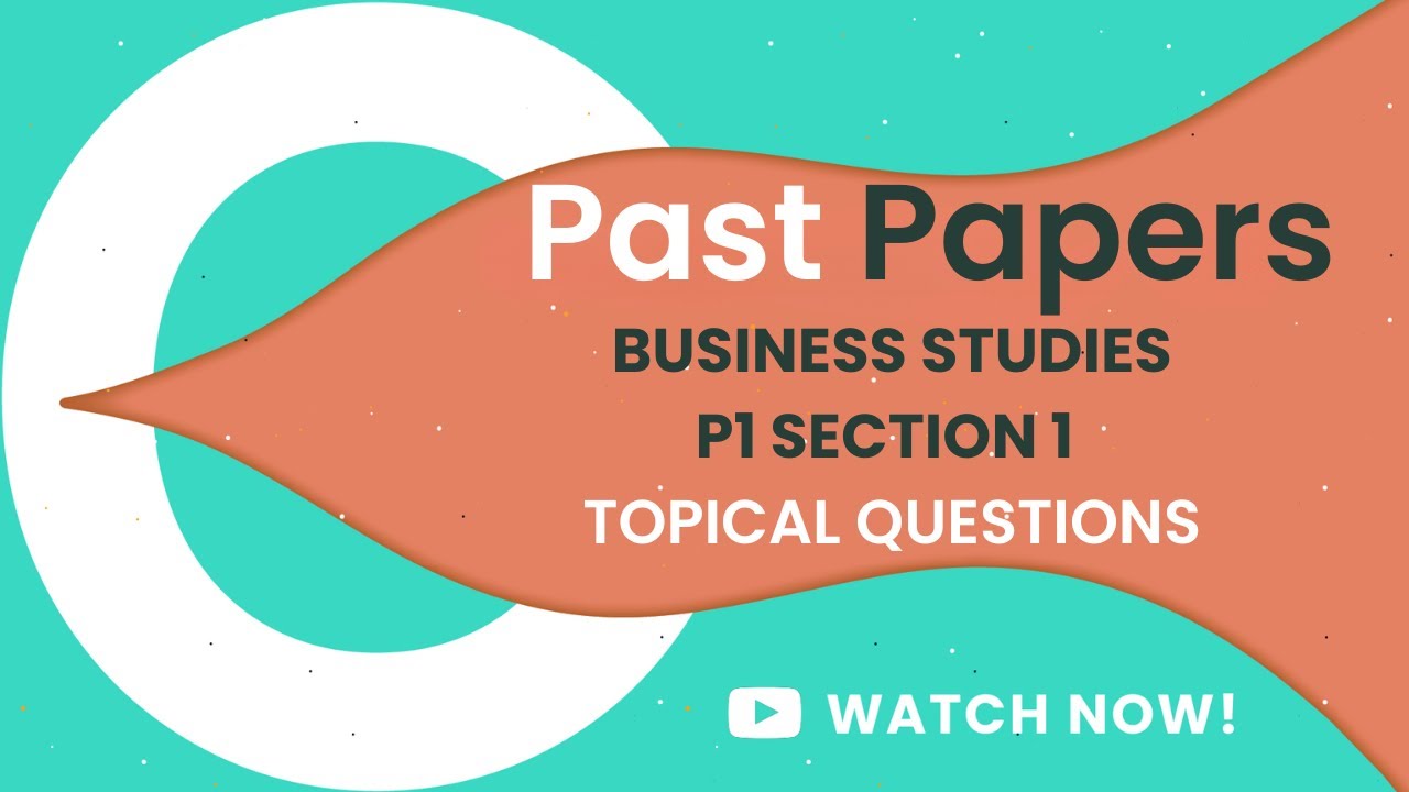 PAST PAPERS BUSINESS STUDIES | O-LEVELS 7115 & IGCSE 0450 background