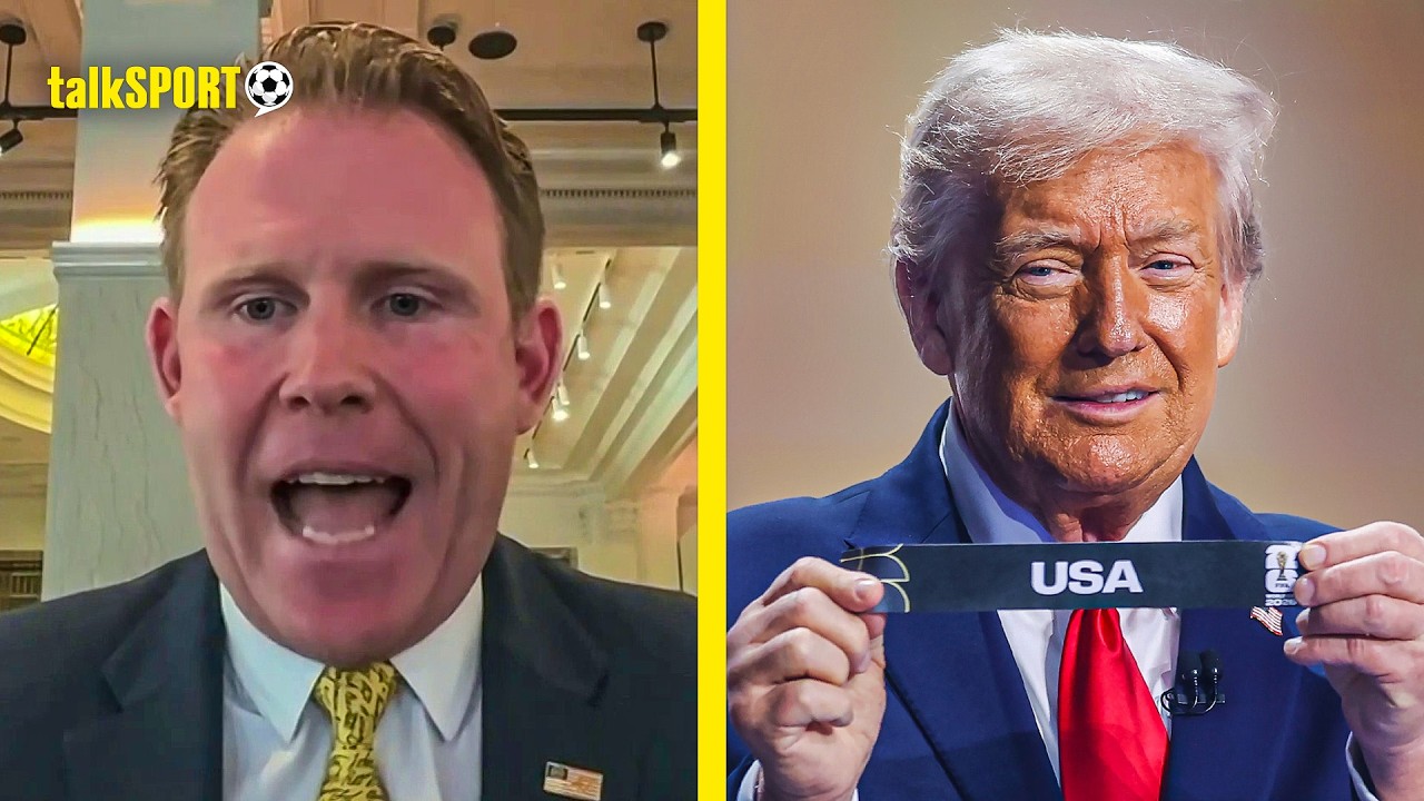 Andrew Giuliani EXPLAINS how the USA co-hosting the World Cup has been a HUGE SUCCESS in FIERY CLASH background