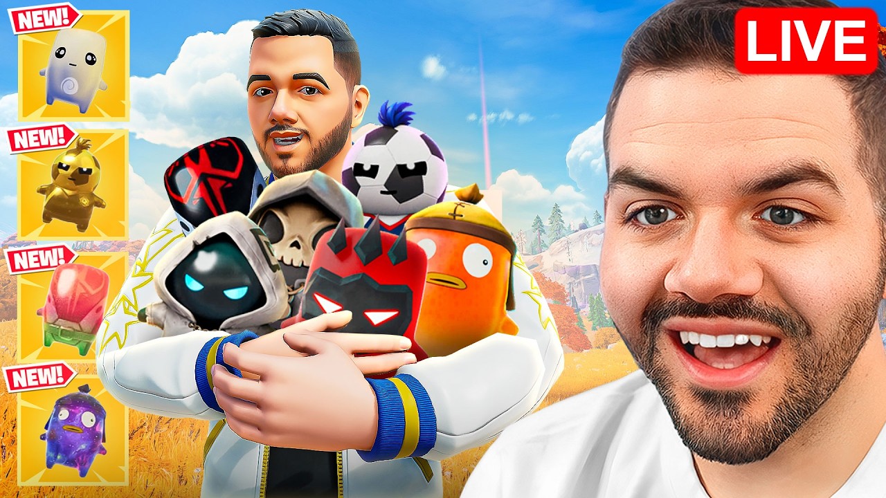 HUNTING FOR RARE SPRITES IN FORTNITE ON CONTROLLER! background