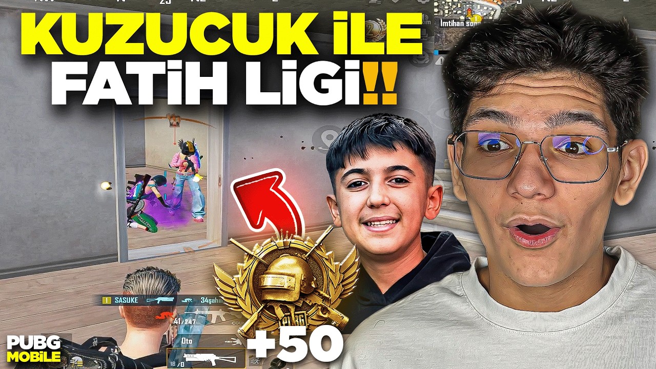 KUZUCUK İLE FATİH LİGİNDE OYNADIK! - PUBG MOBİLE background