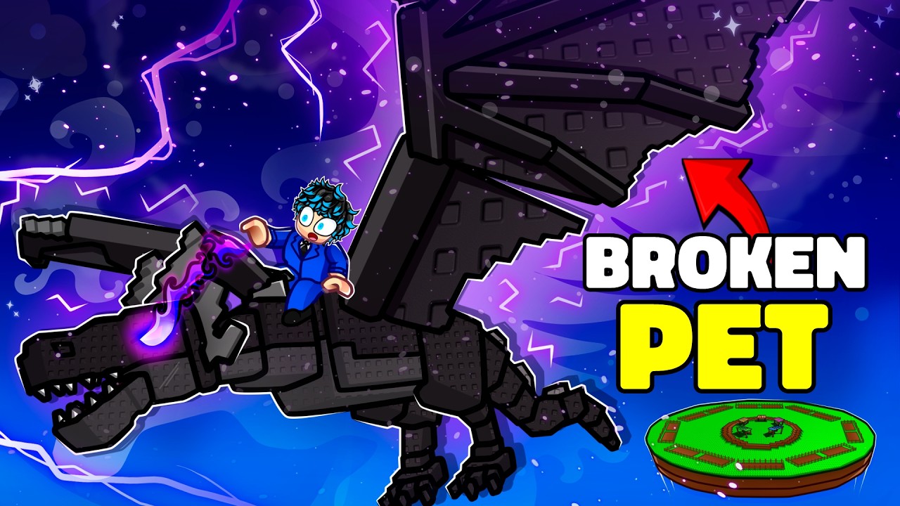 I Got the Most POWERFUL Pet on Grow a Garden 2! background