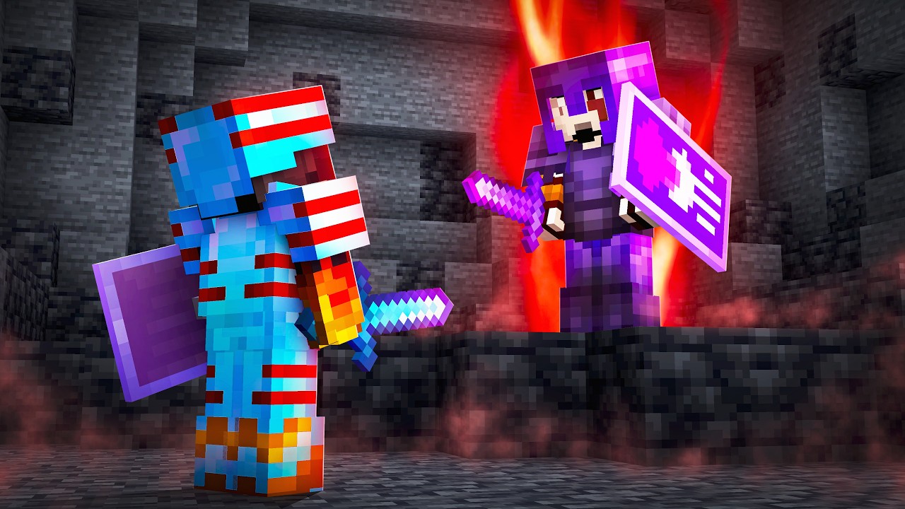 I Got Trained By a Minecraft Combat Master background