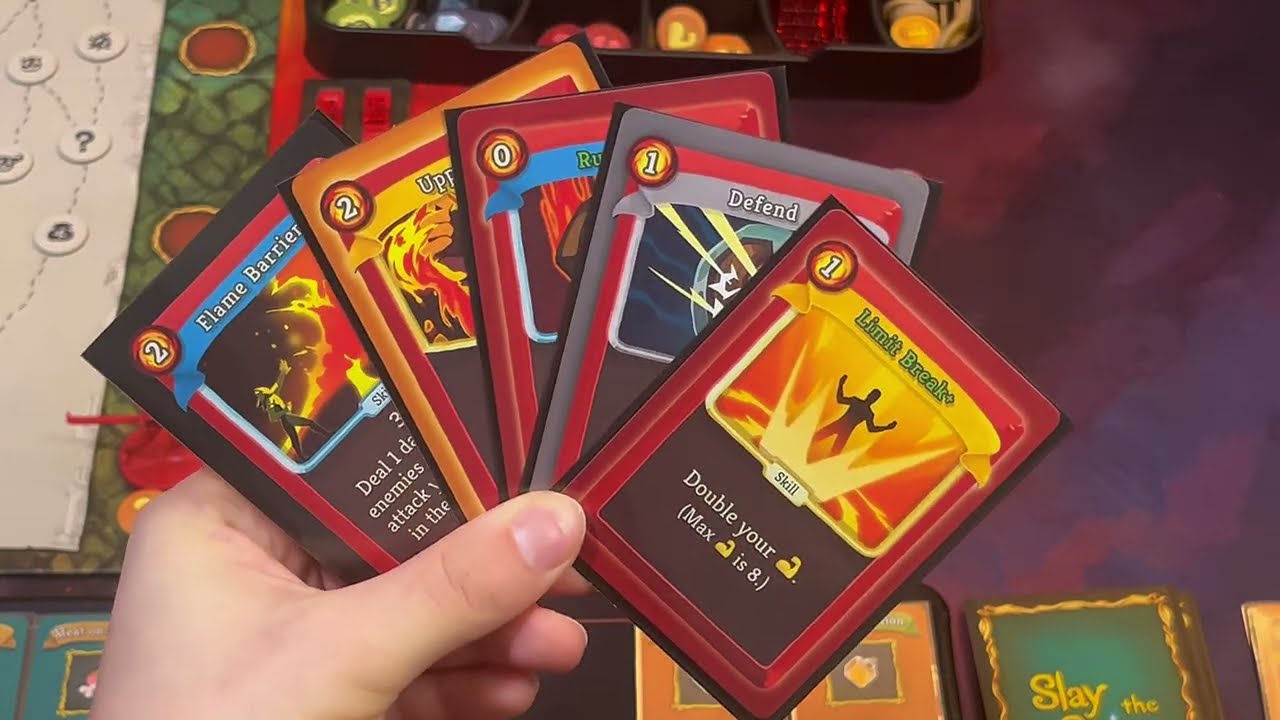 Slay the Spire: The Board Game - Ascension 1 Ironclad Solo Playthrough (Act 2) background