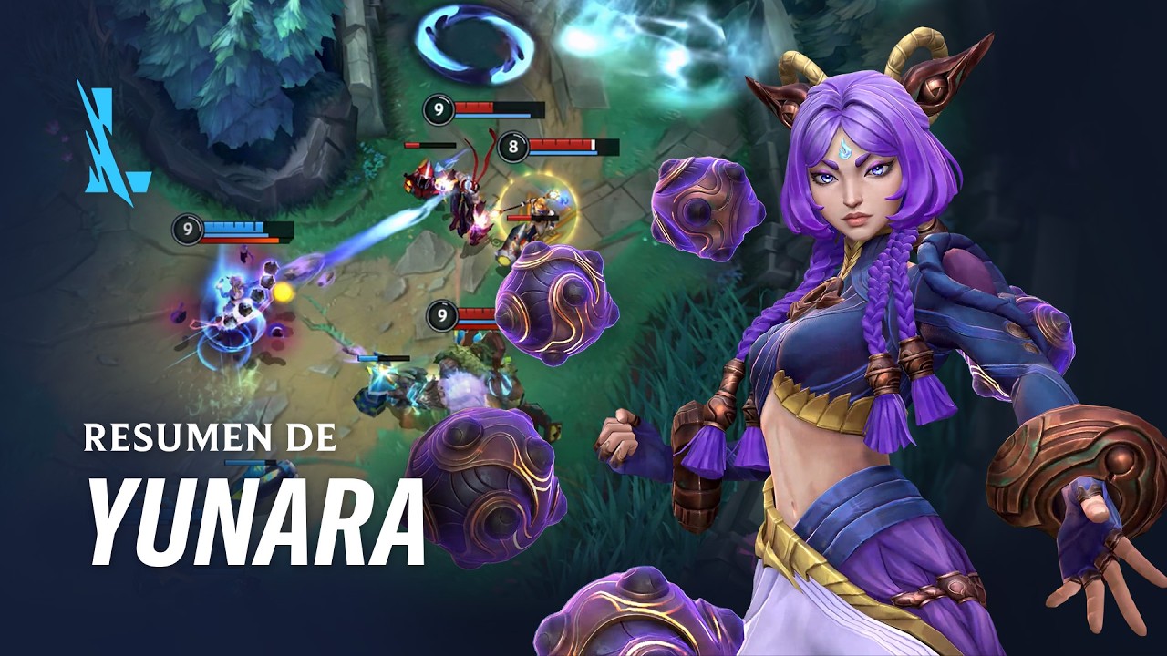 Resumen de Yunara | Jugabilidad - League of Legends: Wild Rift background