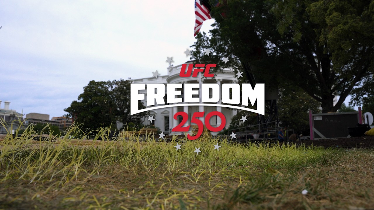 White House South Lawn Restoration Plan Teaser | Scotts x UFC 250 background