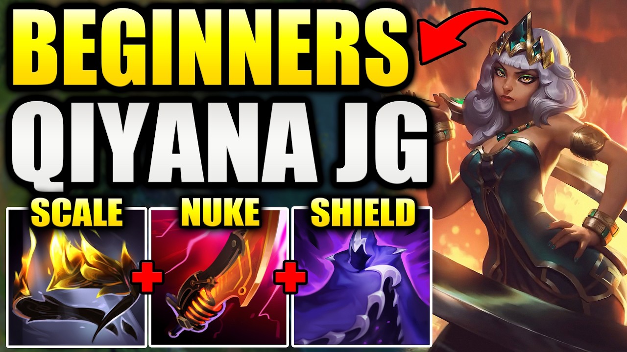 How to QIYANA JUNGLE For BEGINNERS In S16! (Full Guide) background