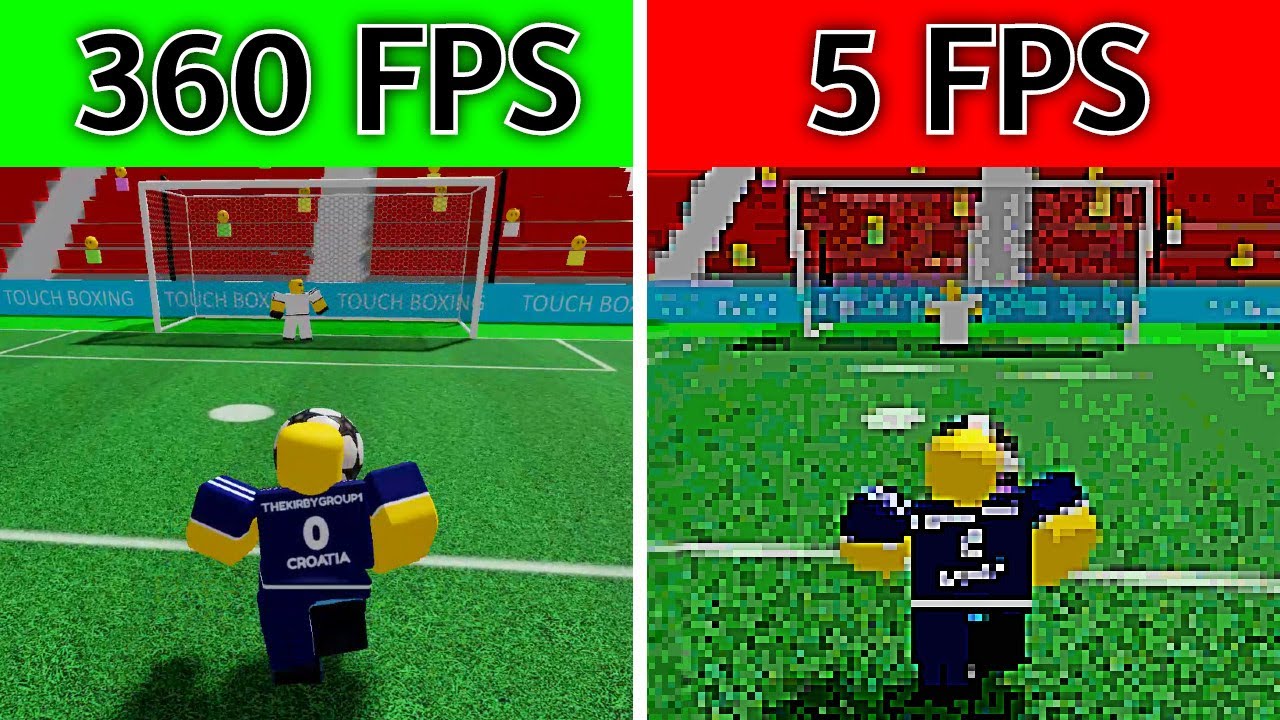Playing Touch Football On EVERY FPS... (Roblox Touch Soccer)