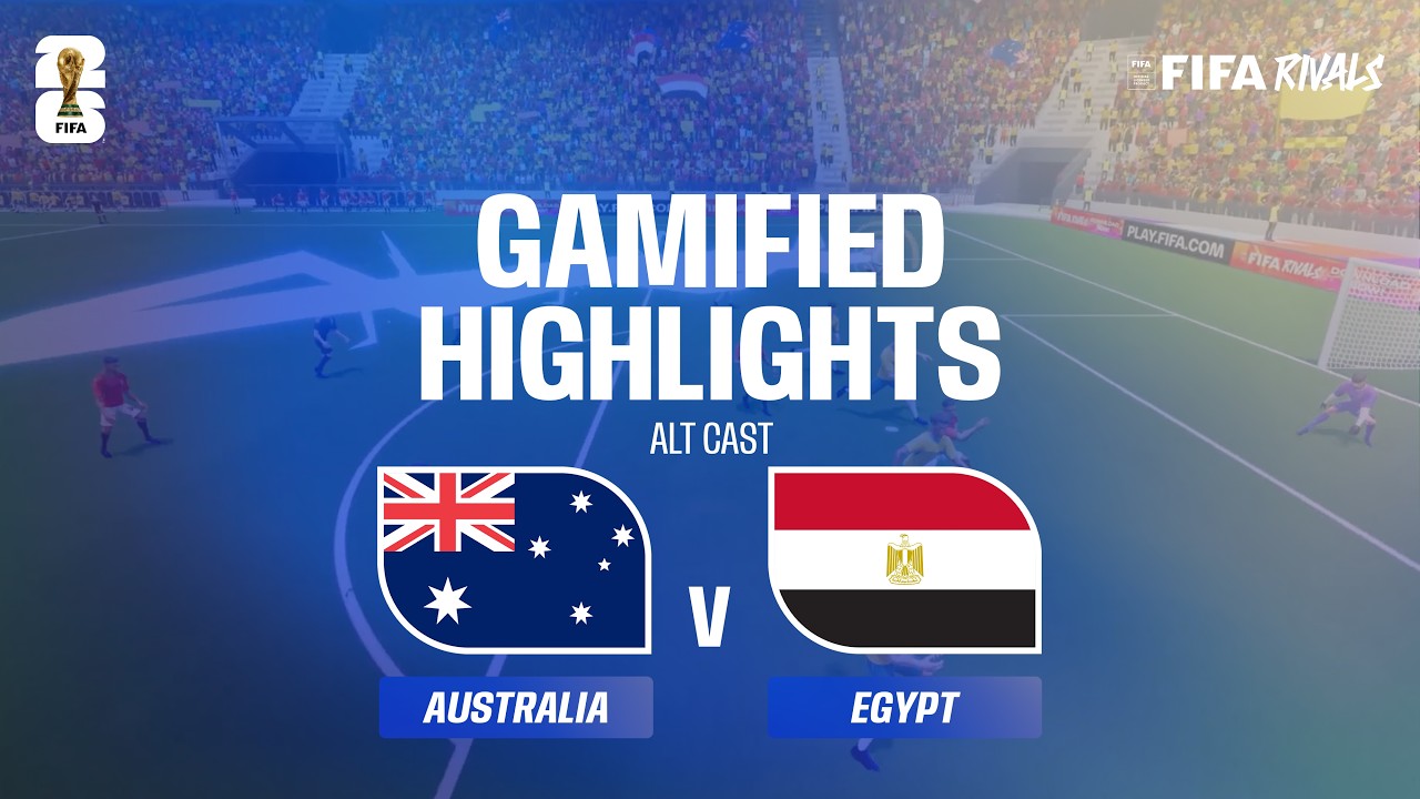 Alt Cast Highlights: Australia v Egypt | FIFA World Cup 2026™ background