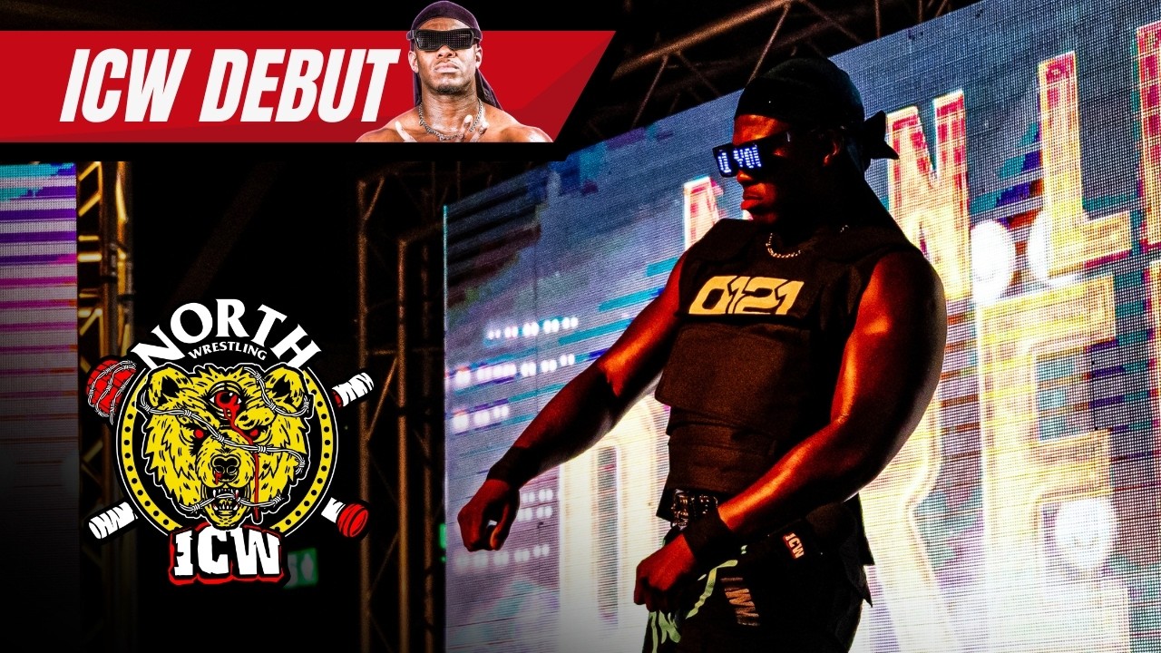 Man Like Dereiss Makes His ICW Debut! vs. Austin Brookes background
