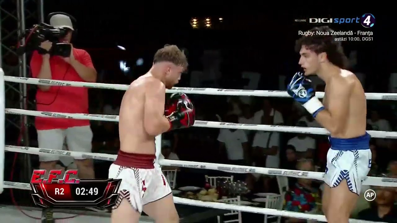 Bogdan Floriștean l-a mitraliat la EFC 3: Mamaia pe ambițiosul italian Danilo Barletta