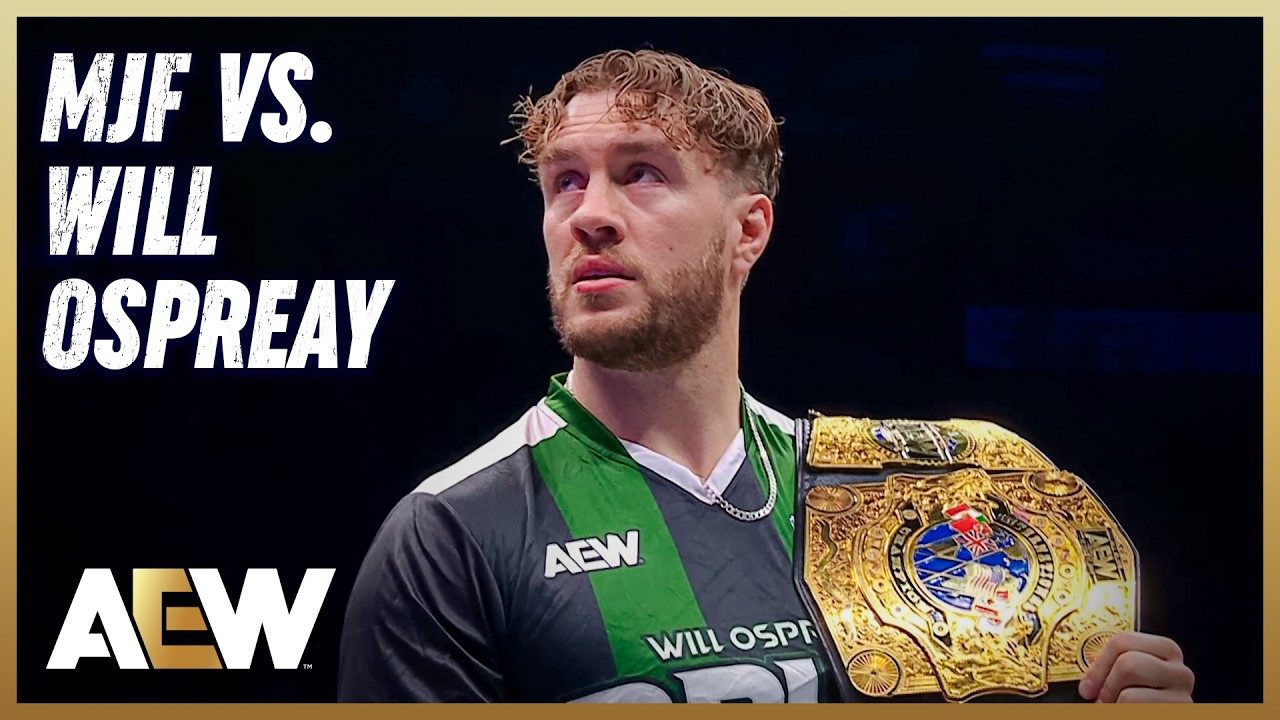 MJF vs. Will Ospreay | Complete Rivalry Timeline | AEW on TV background