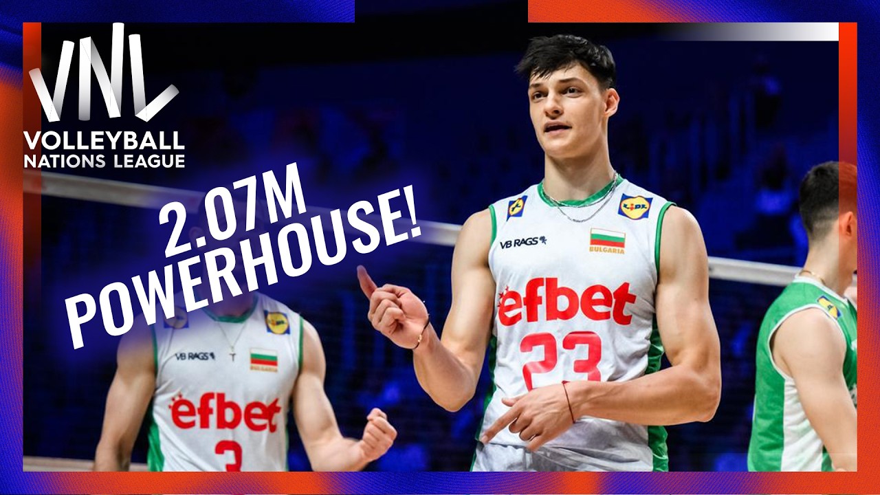 The 22-Year-Old Taking Over VNL! | Aleksandar Nikolov Highlights - Top Plays 2026 background